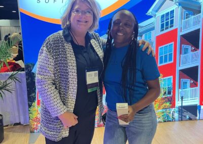 A huge shoutout to our random prize drawing winners during 2023 NAHRO Annual Conference: Saundra from Fort Wayne Housing Authority (Android Smartwatch Winner – pictured below) Martha from Sonoma County Housing Authority (AirPods winner)